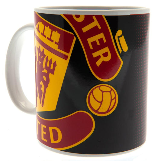 Manchester United Halftone Mug