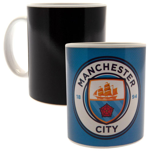Manchester City FC Heat Changing Mug Blue