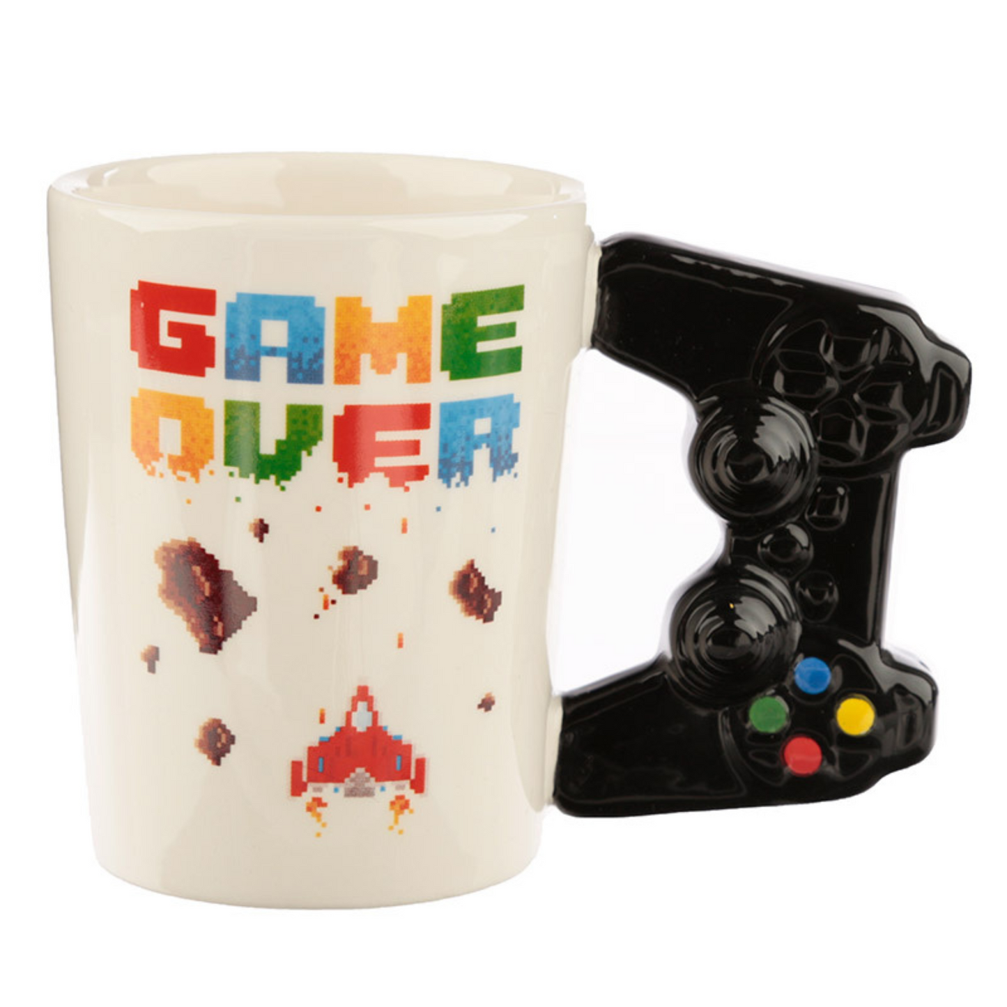 Ceramic Gamer Mug with Joypad Handle