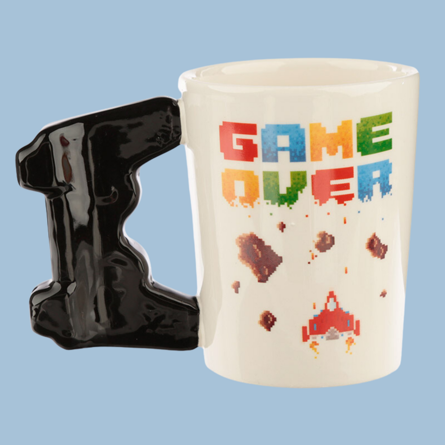 Ceramic Gamer Mug with Joypad Handle