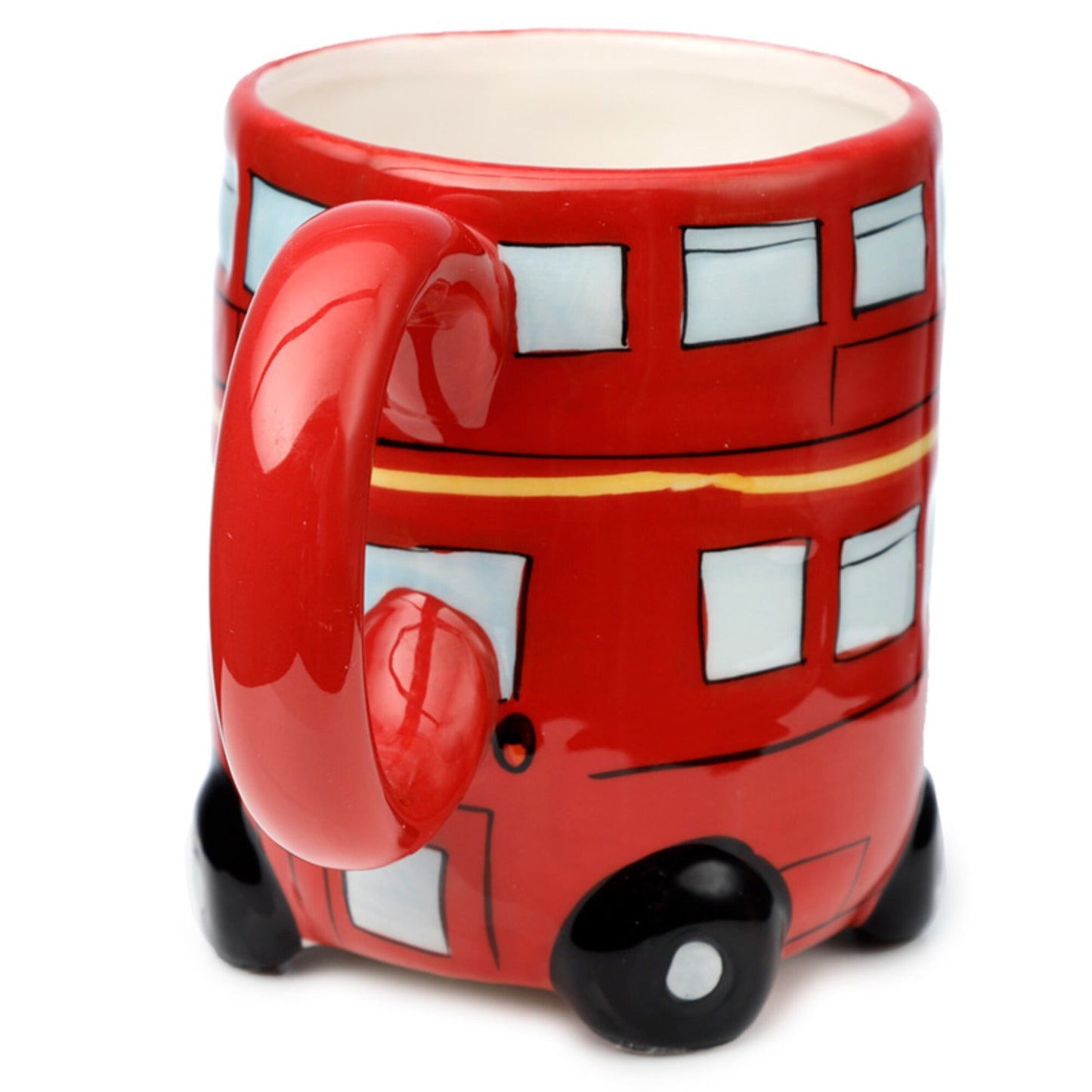 Novelty Red Bus Shaped Mug