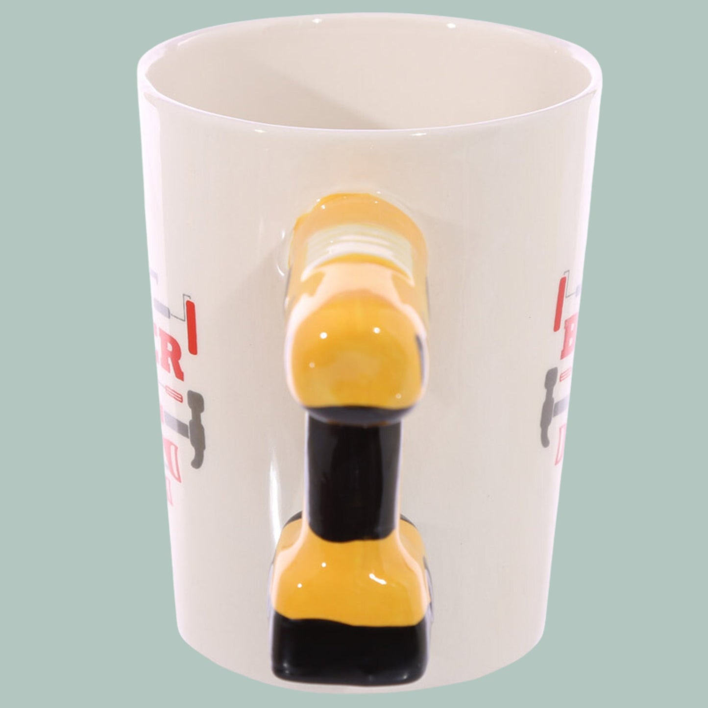 Novelty Builders Mug with Drill Shaped Handle