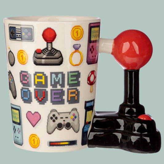 Novelty Joystick Shaped Handle Gamer Mug