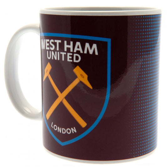 West Ham United FC Halftone Mug