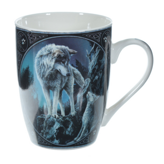 Wolf Guidance Lisa Parker Designed Porcelain Mug