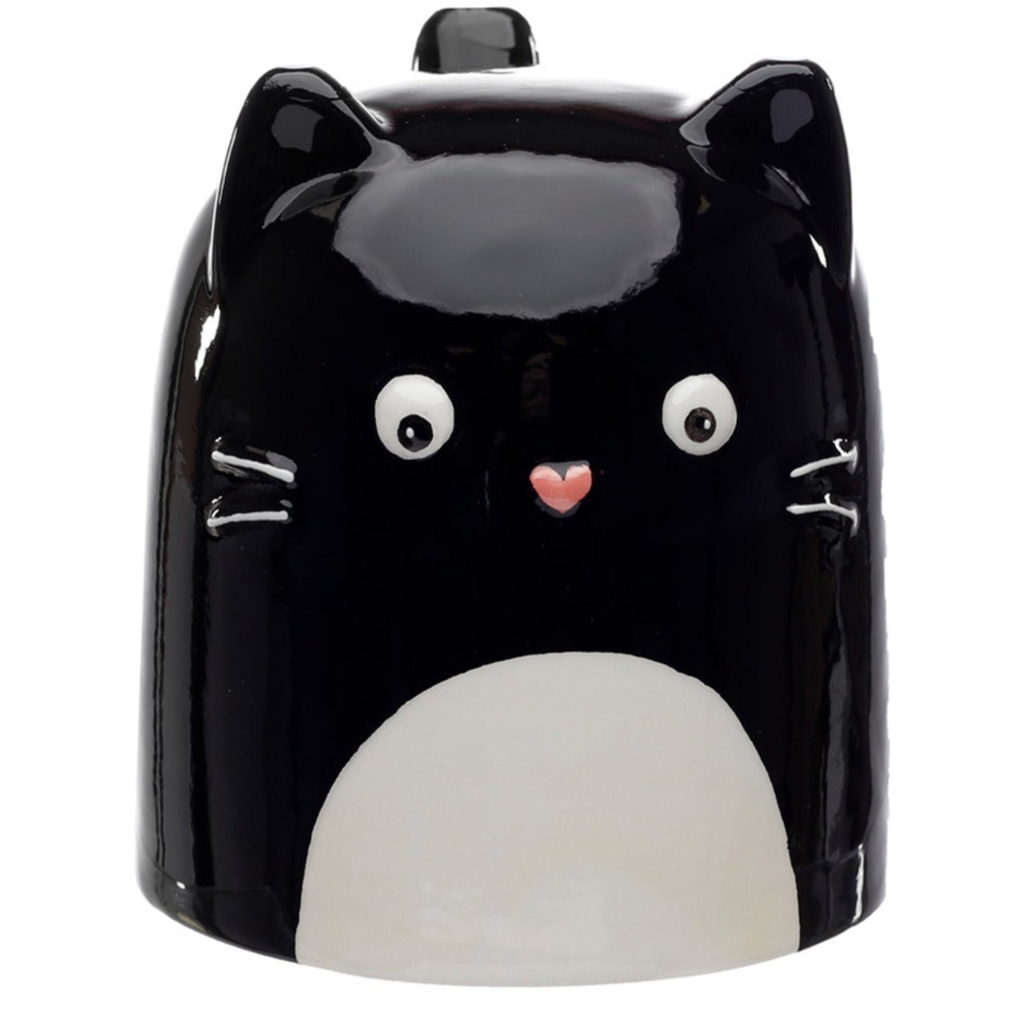 Black Cat Upside Down Mug