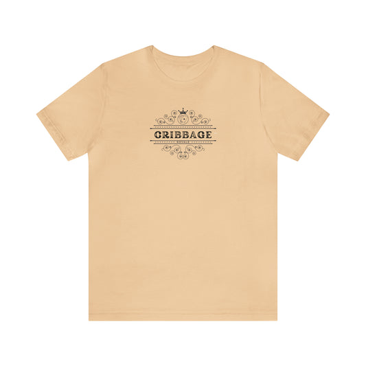 Beautiful Minimalist Cribbage T Shirt | Great Design Premium Unisex Tshirt | Perfecr Card And Board Game Geek Gift | Soft Comfortable Top