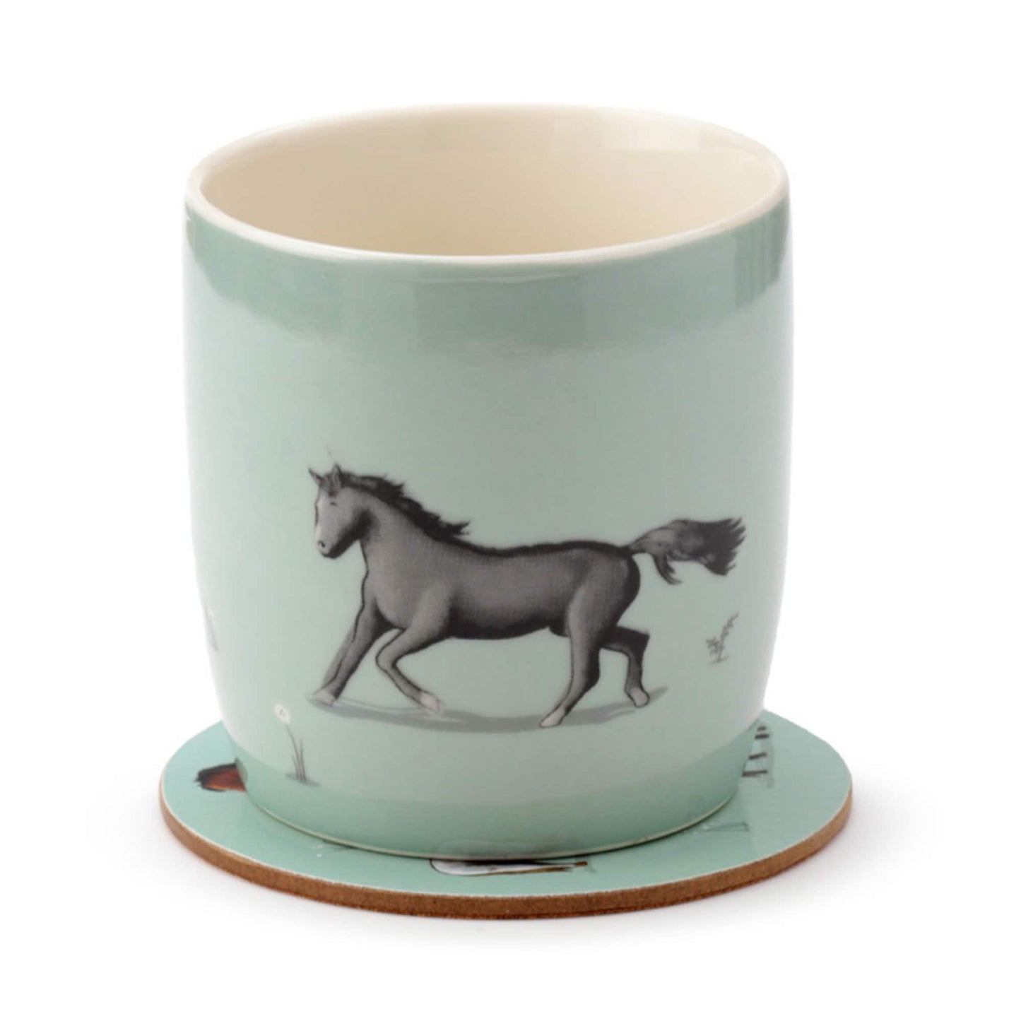 Horse Mug And Coaster Set