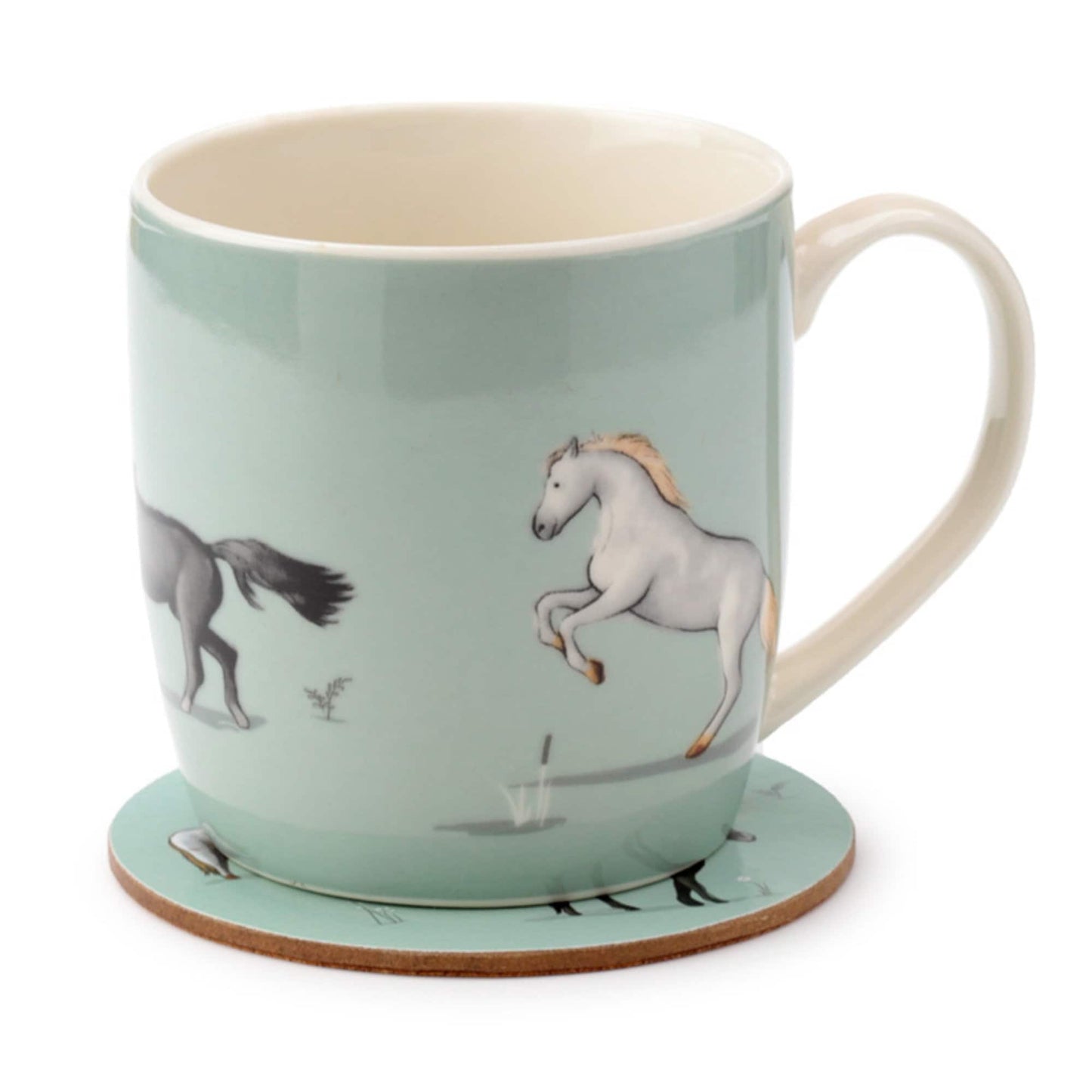 Horse Mug And Coaster Set