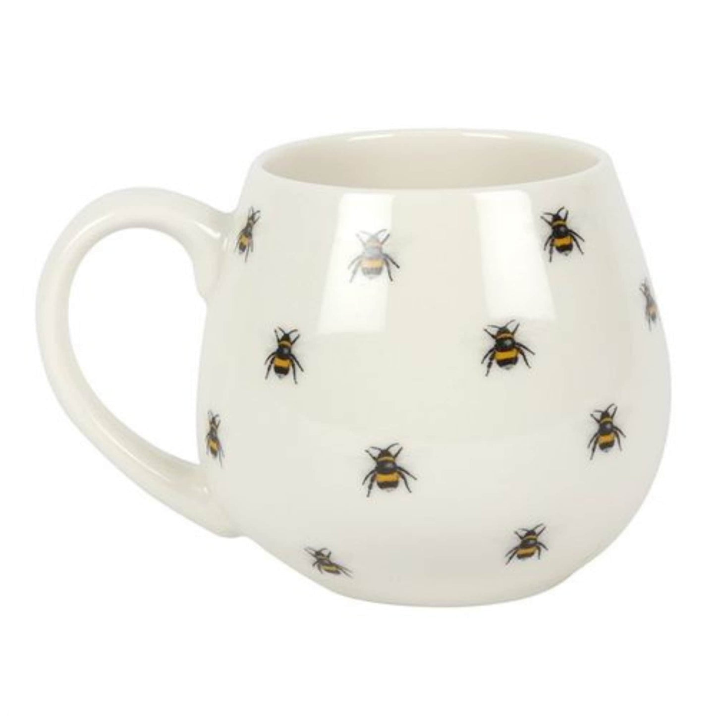 Bone China Bee Mug, Honey Bee Design Mug, Bee Lover Cup, Fun Birthday Gift, Bee Lover Present, Nature Lover Gift