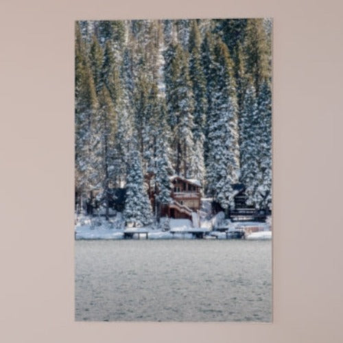 Premium Matte poster 'House by the Lake'