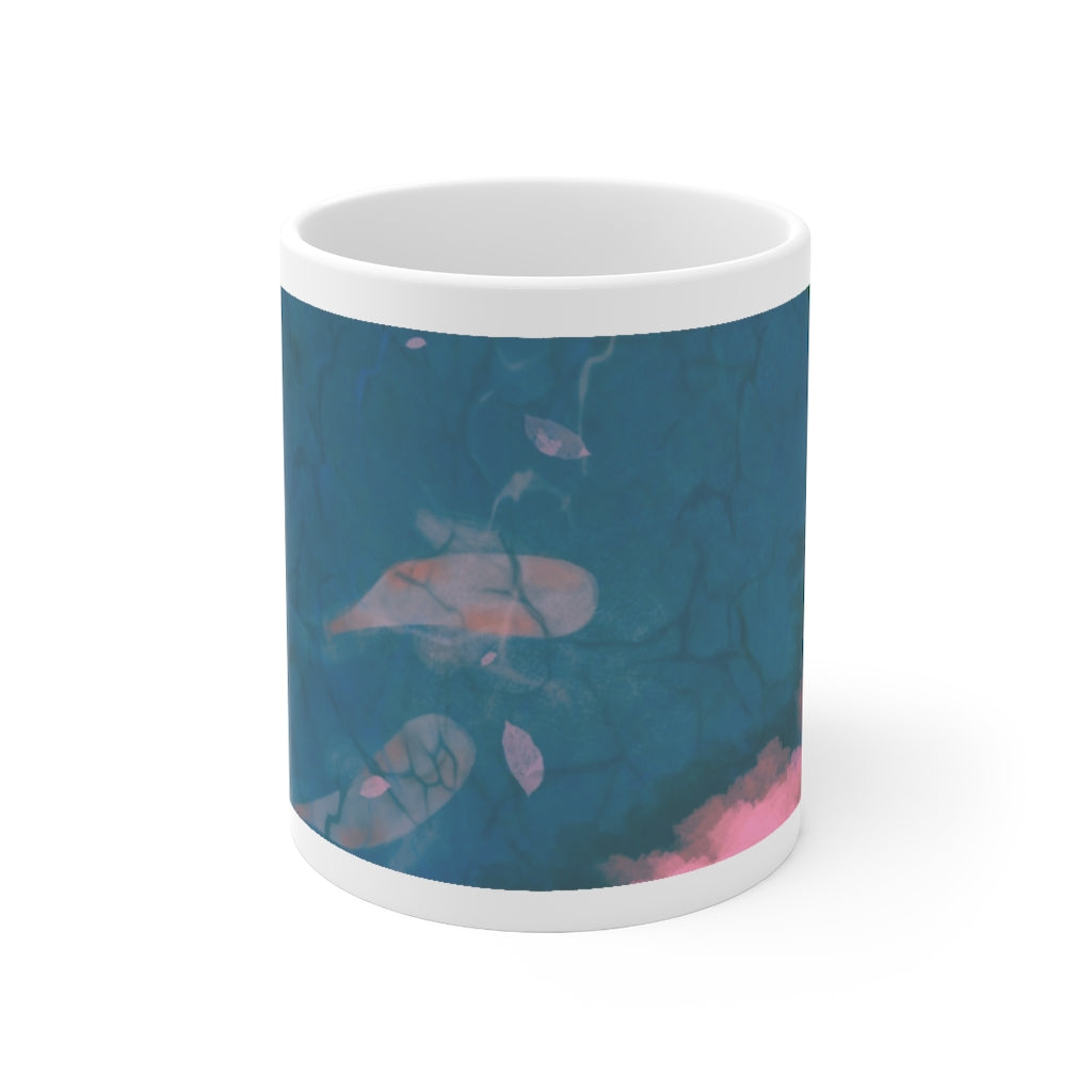 'Peaceful' Design Ceramic Mug
