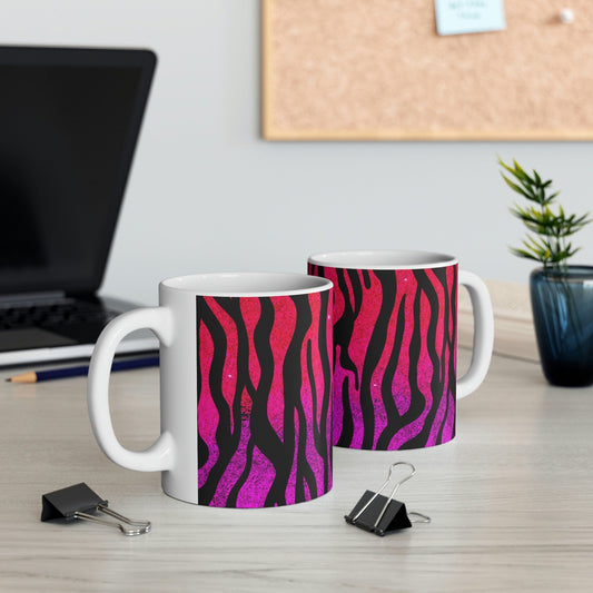Animal Print Bling Ceramic Mug