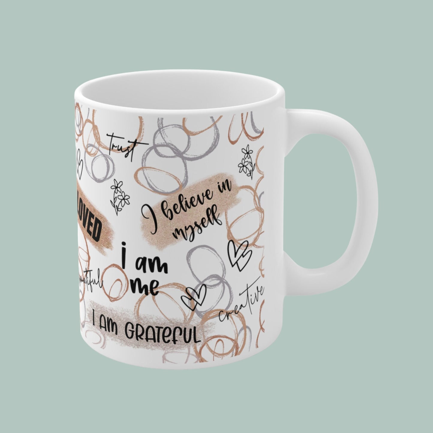 DAILY AFFIRMATION Coffee MUG You Are Special Mug Hot Beverage Cup For Hot Drink Lover Hot Chocolate Tea Coffee Believe In Yourself Positive