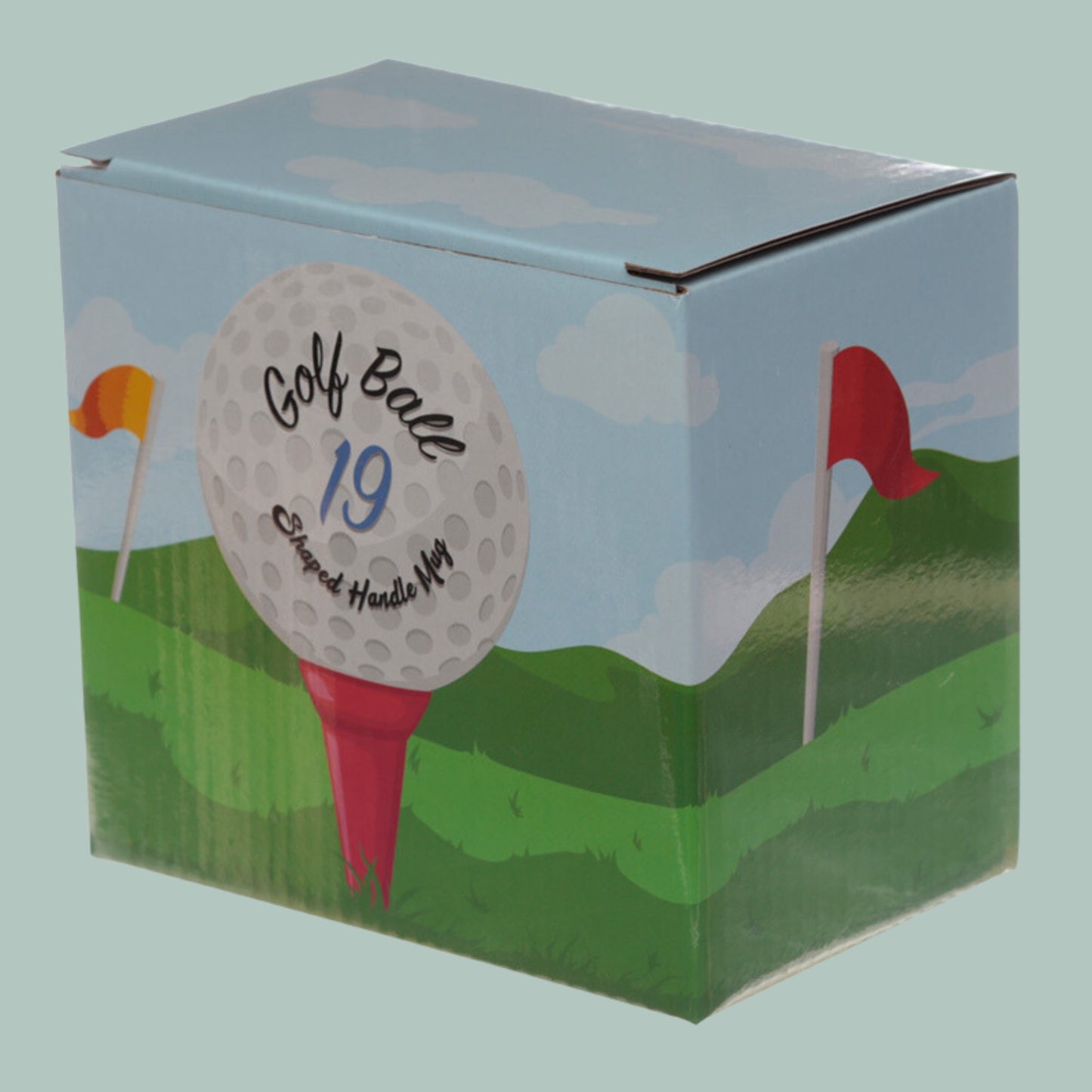 Golf Mug with Golf Ball Handle Golfing Lover Gift Present For Golfer Ideal Christmas Gift Birthday Gift Golfing Memorabilia Golf Fan Gift