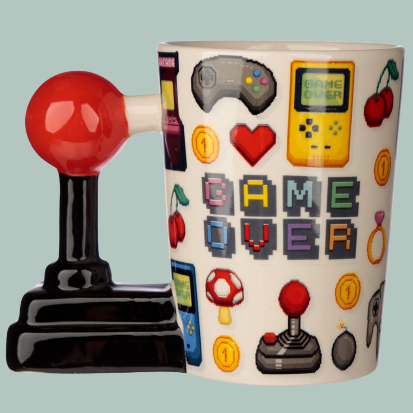 Novelty Joystick Shaped Handle Gamer Mug