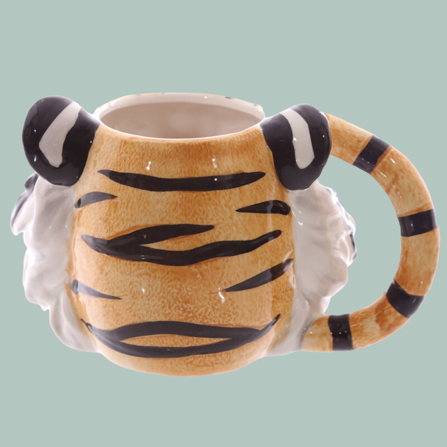 Novelty Tiger Head Shaped Mug