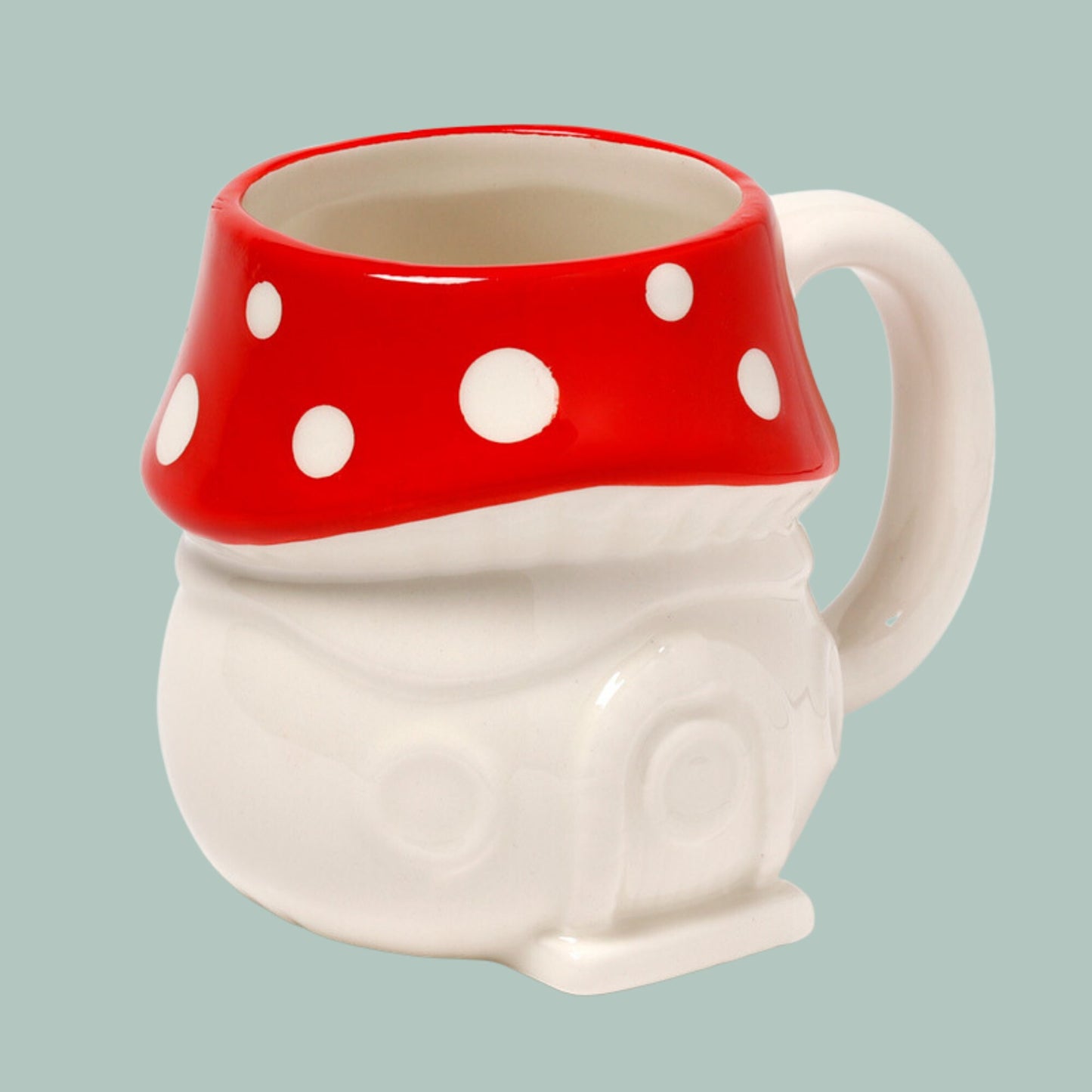 Novelty Toadstool Shaped Ceramic Coffee Mug
