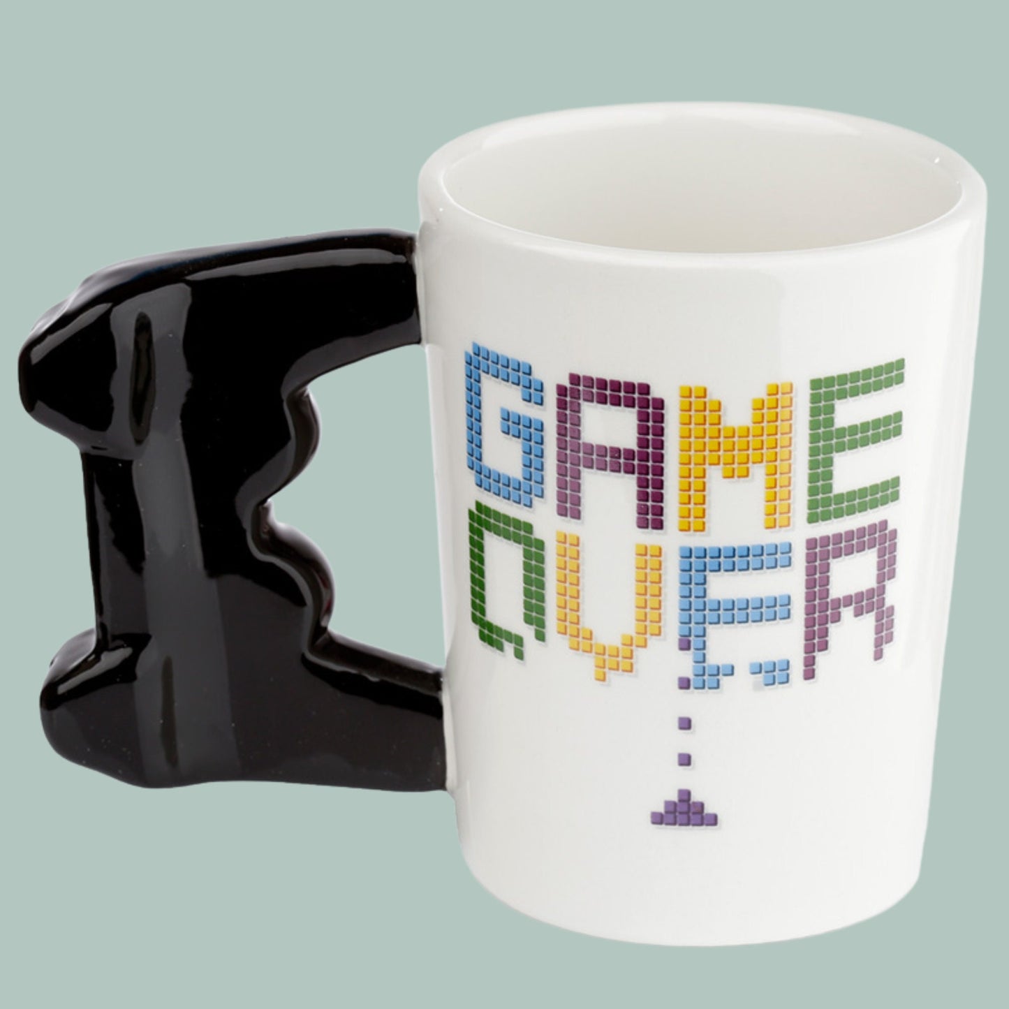 Game Over Gamer Mug with Joypad Shaped Handle
