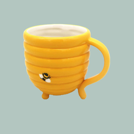 Beehive Upside Down Novelty Mug