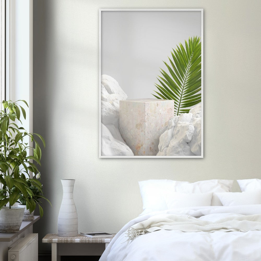 Beautiful Classic Semi-Glossy Paper Wooden Framed Poster