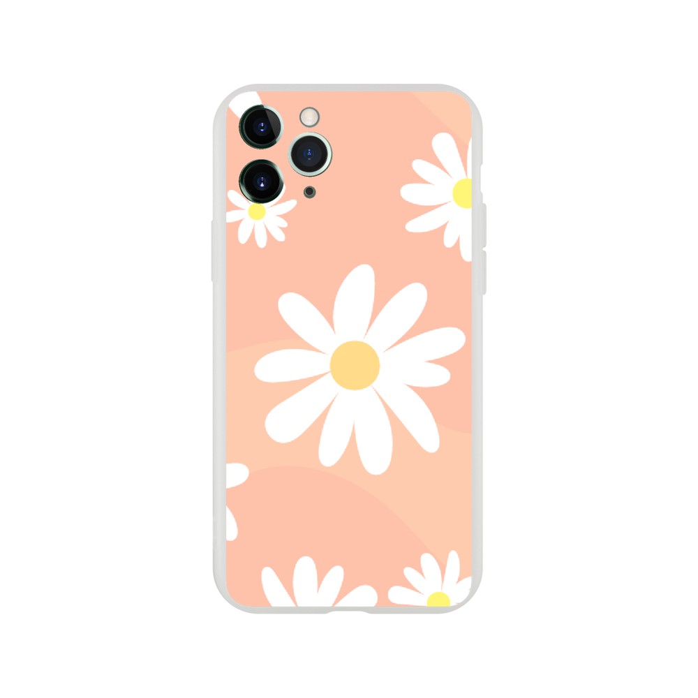 Beautiful Apple iPhone Flexi Case With Cute Daisy Design